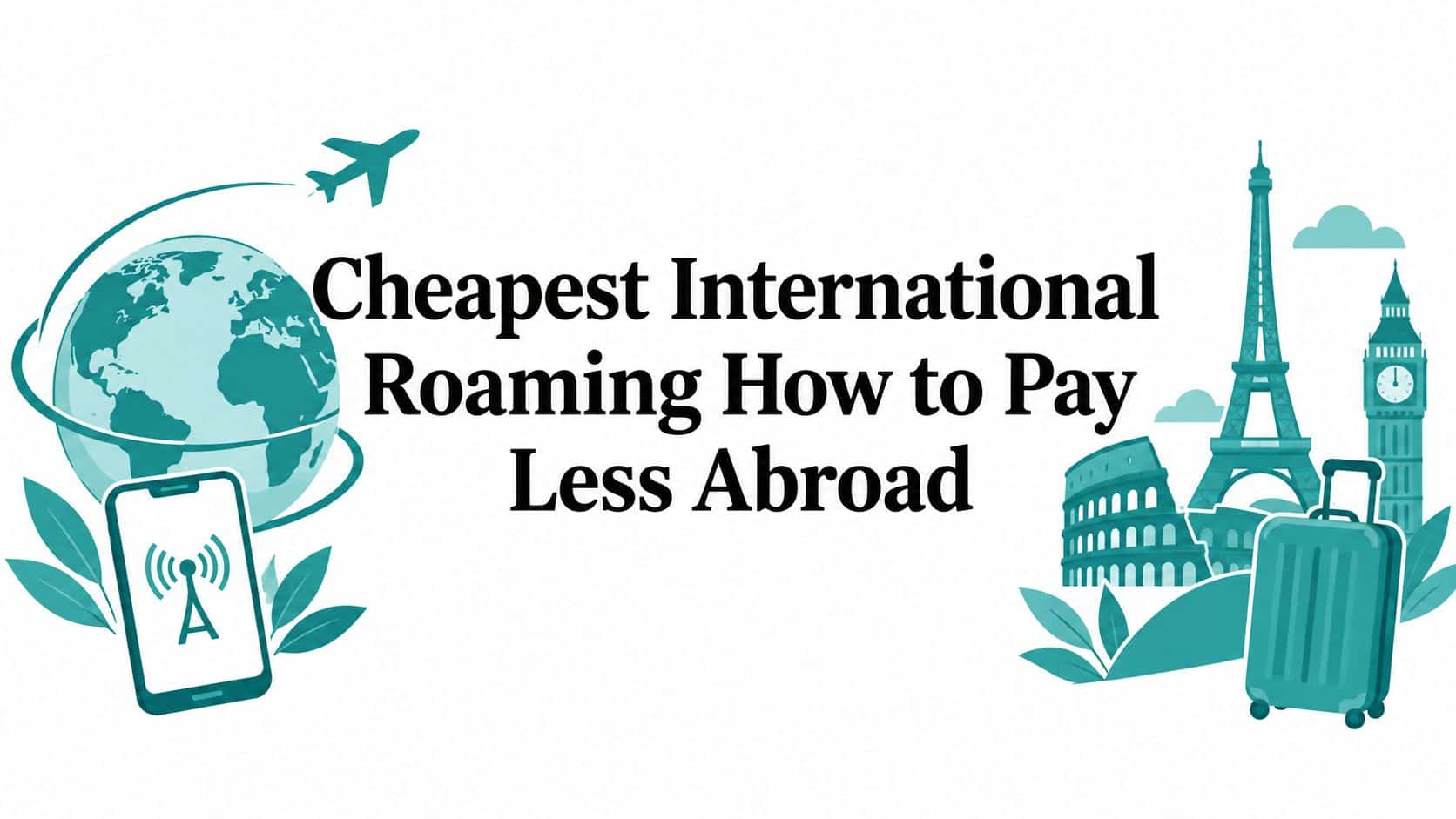 Cheapest International Roaming How to Pay Less Abroad