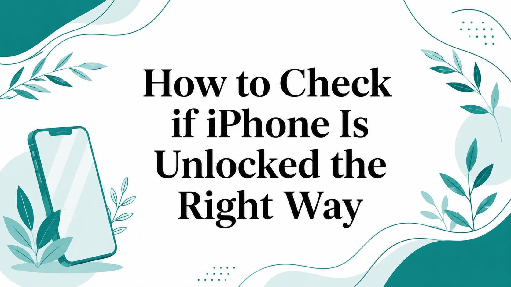 How to Check if iPhone Is Unlocked the Right Way