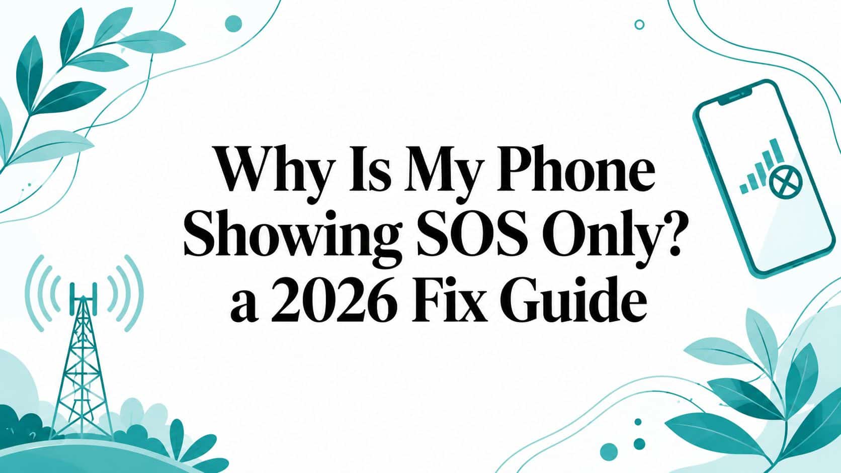 SOS Only on Your Phone? How to Fix It Fast