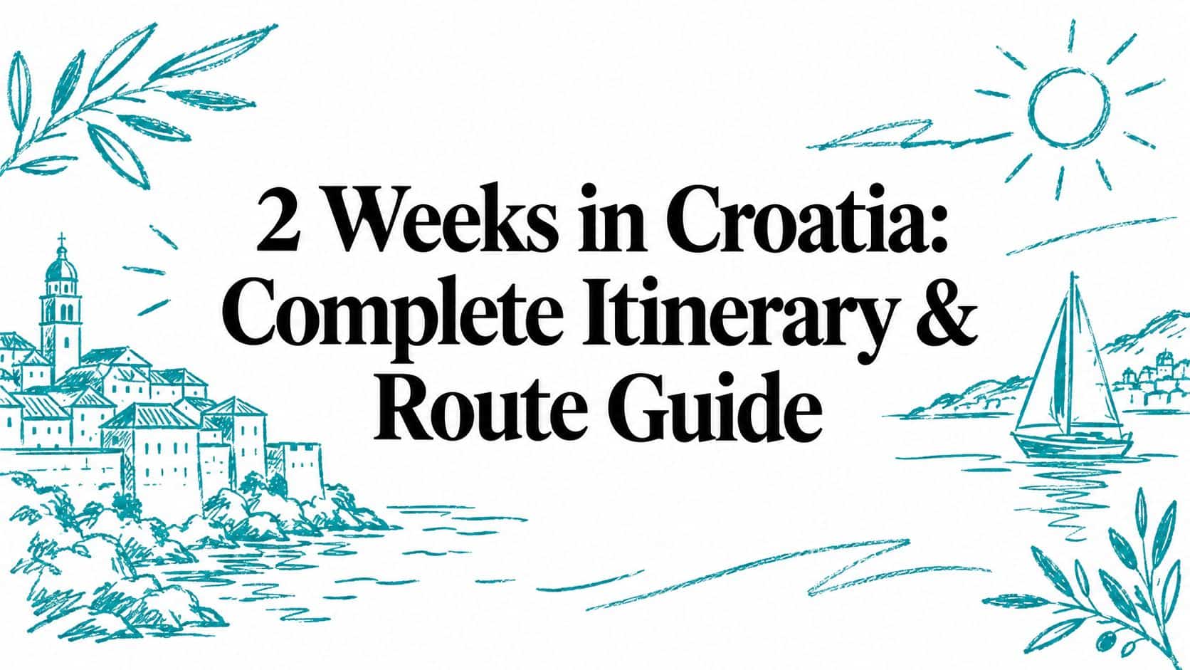 2 Weeks in Croatia: Complete Itinerary & Route Guide