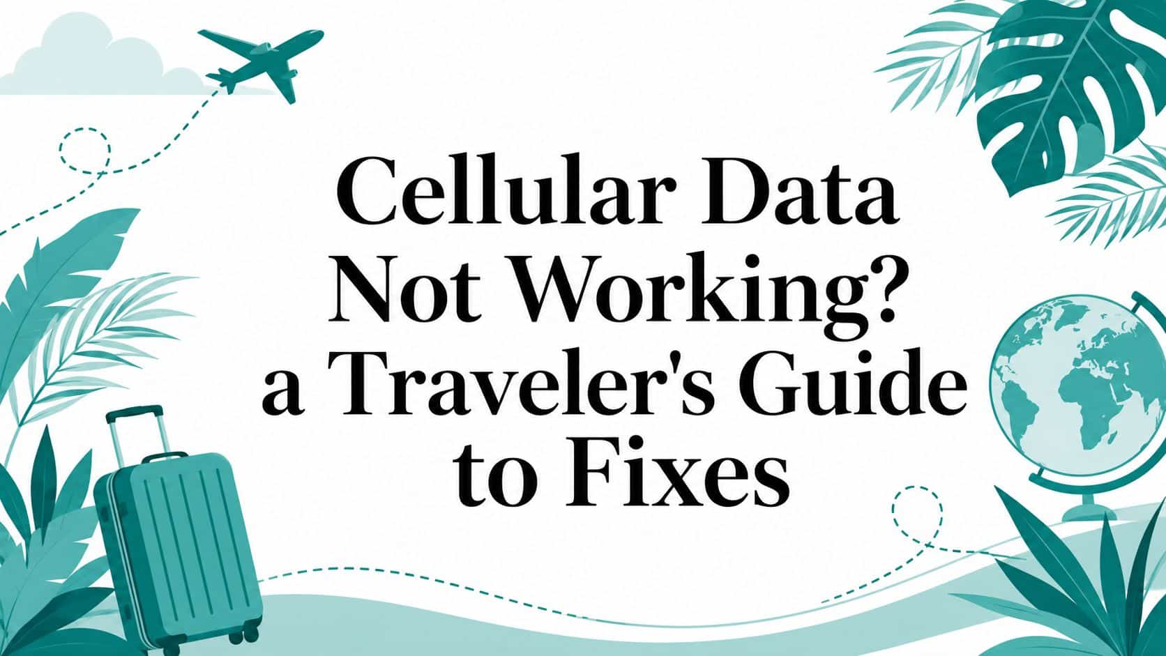 Cellular Data Not Working? a Traveler's Guide to Fixes