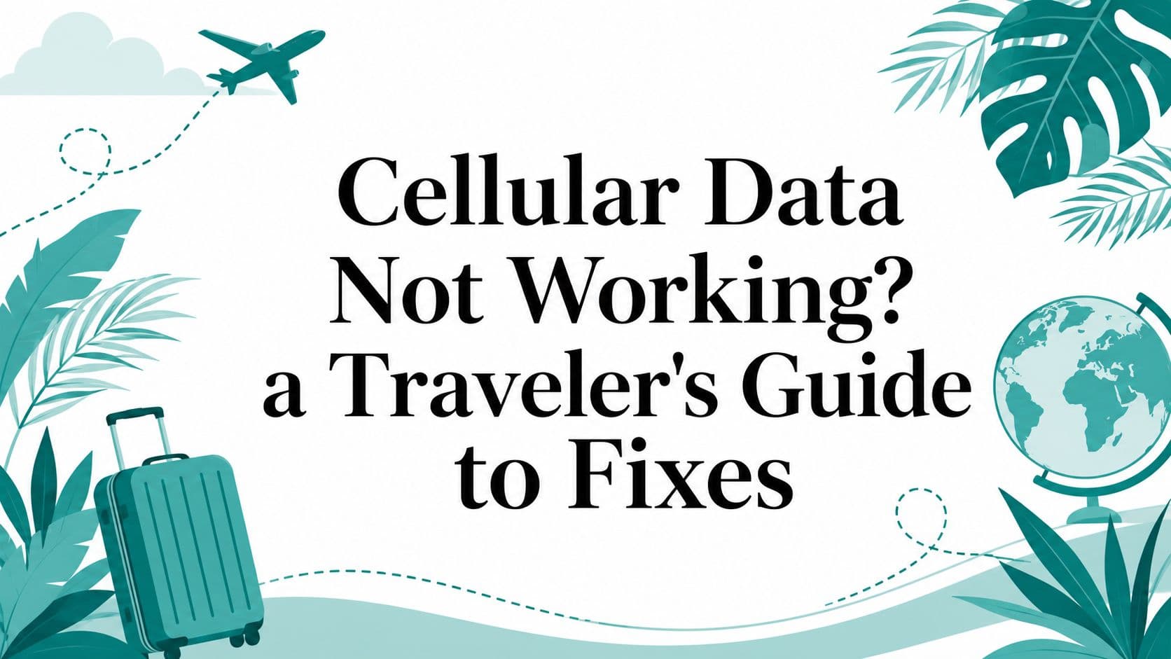 Cellular Data Not Working? a Traveler's Guide to Fixes