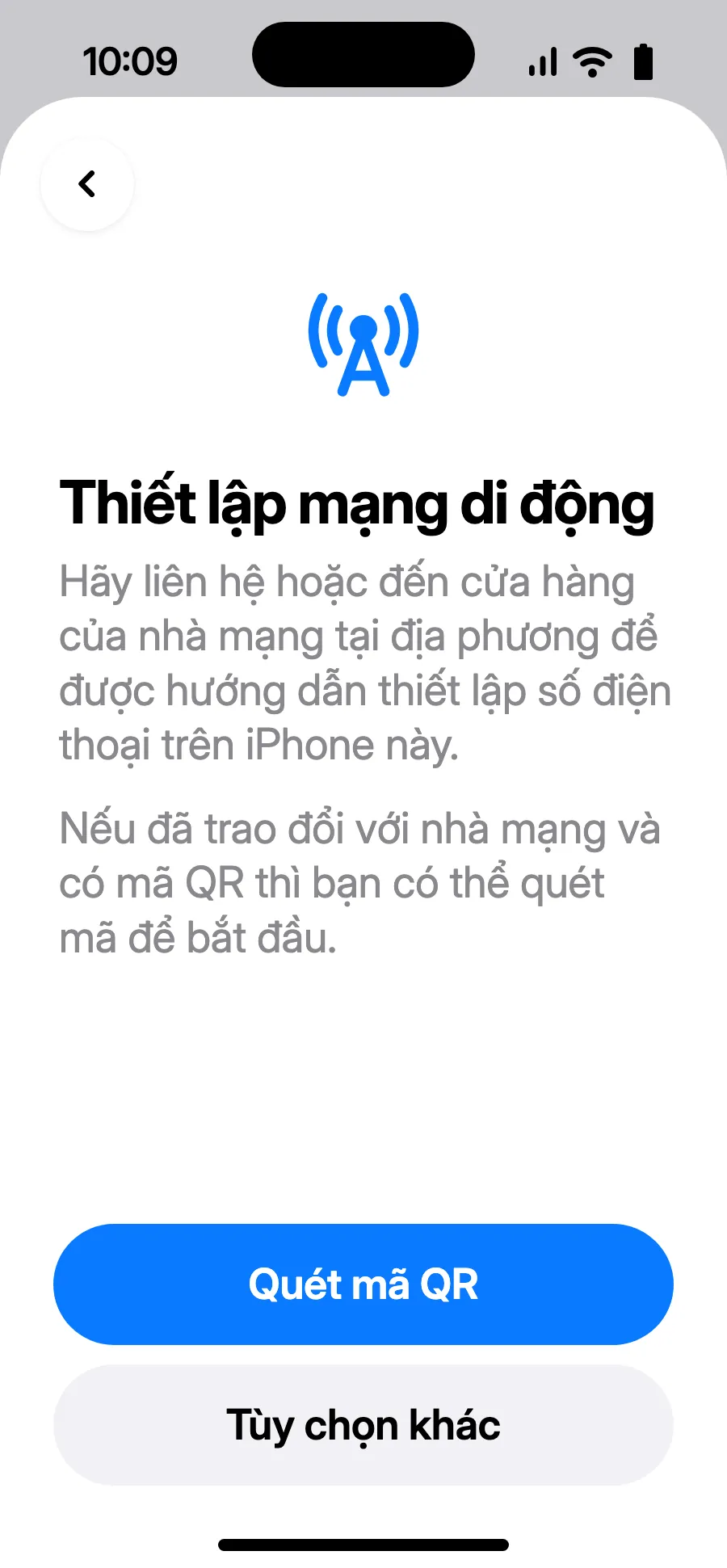 Chạm “Quét mã QR” và quét mã QR chúng tôi gửi qua email sau khi mua (mã cũng có trong tài khoản của bạn).