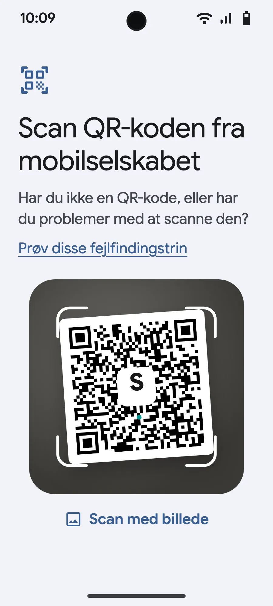Scan den QR-kode, vi sender dig via e-mail efter købet (den ligger også på din konto), og bekræft.