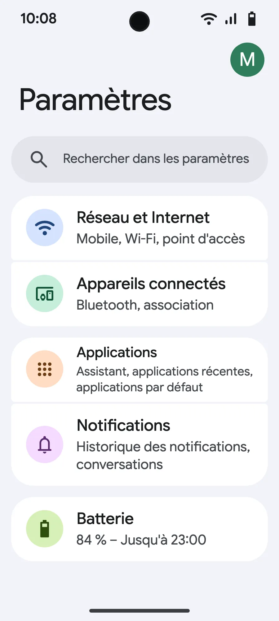 Ouvrez Paramètres, puis Réseau et internet.
