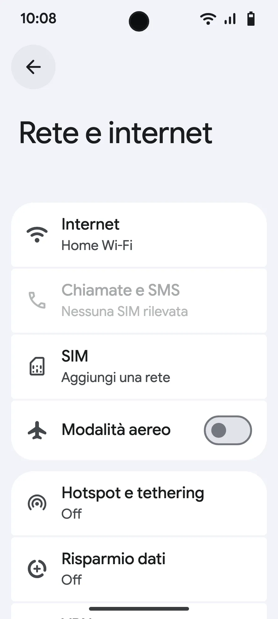 Tocca «SIM» (Aggiungi una rete).