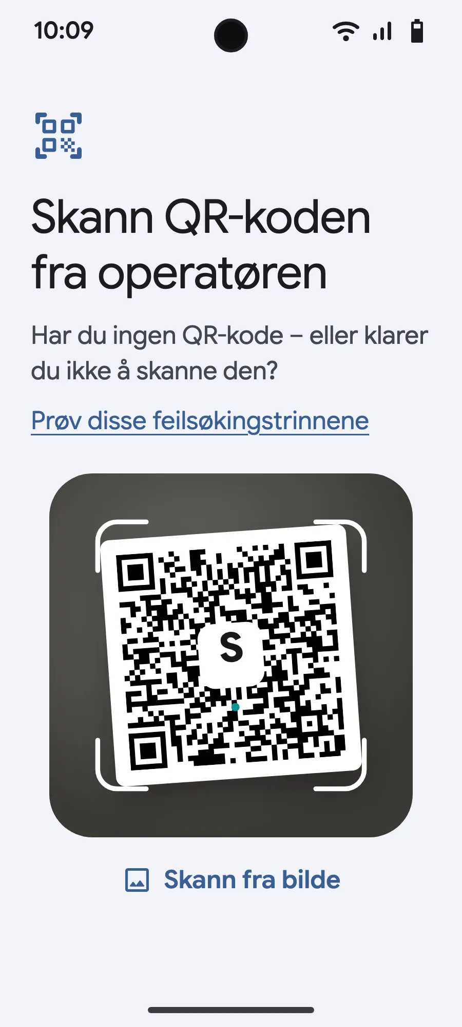 Skann QR-koden vi sender deg på e-post etter kjøpet (den ligger også på kontoen din), og bekreft.