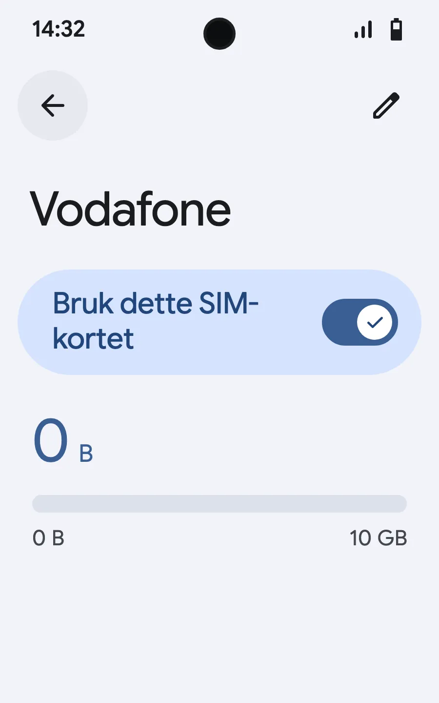 Når du lander, åpner du det nye eSIM-et (det viser navnet til en lokal operatør eller partneroperatør) og slår på «Bruk dette SIM-kortet».