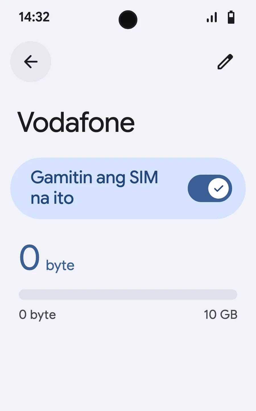 Pagdating mo, buksan ang bago mong eSIM (nakapangalan ito sa isang local o partner na carrier) at i-on ang “Gamitin ang SIM na ito”.