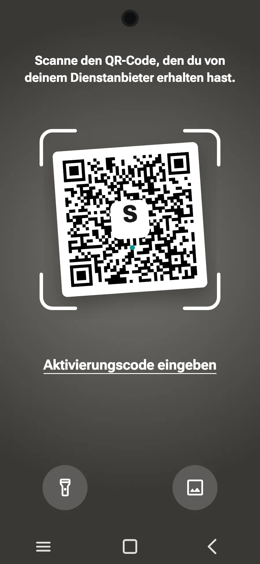 Scanne den QR-Code, den wir dir nach dem Kauf per E-Mail schicken (du findest ihn auch in deinem Konto), und tippe auf Hinzufügen.