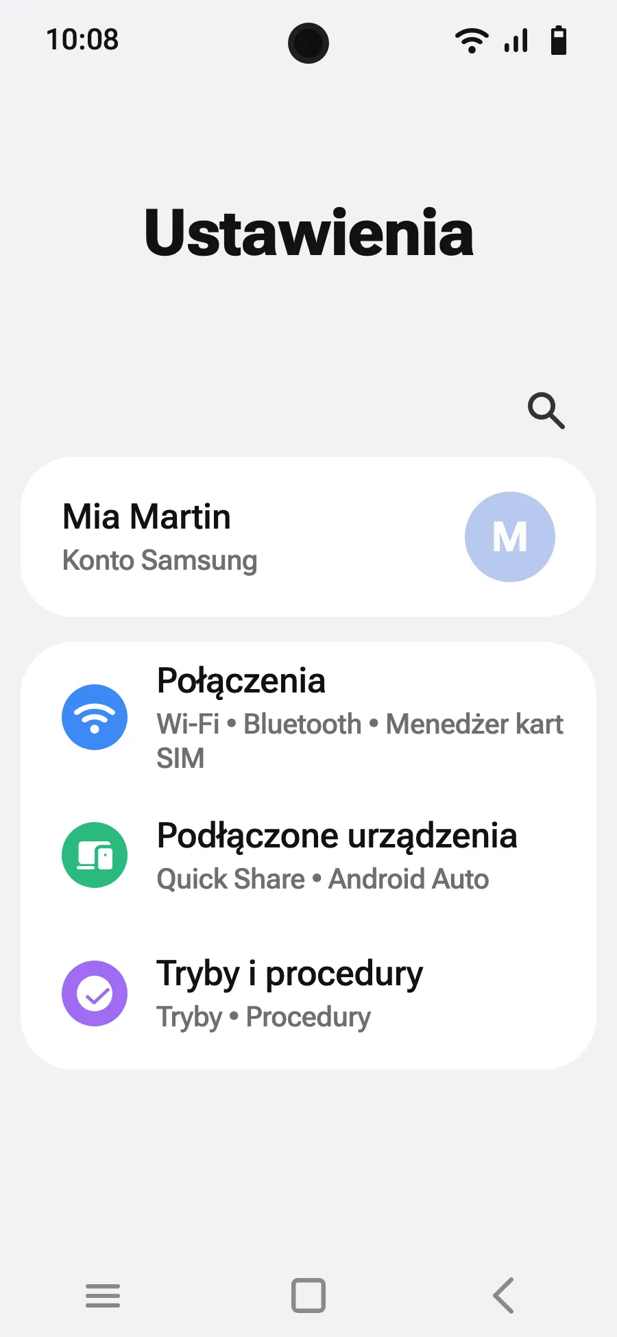 Otwórz Ustawienia, a potem Połączenia.